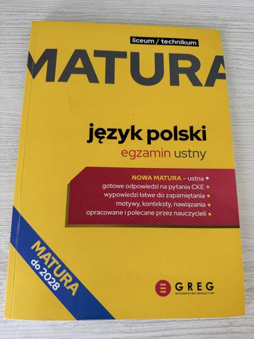 Matura Język Polski Egzamin Ustny Greg Matura 2027-2028