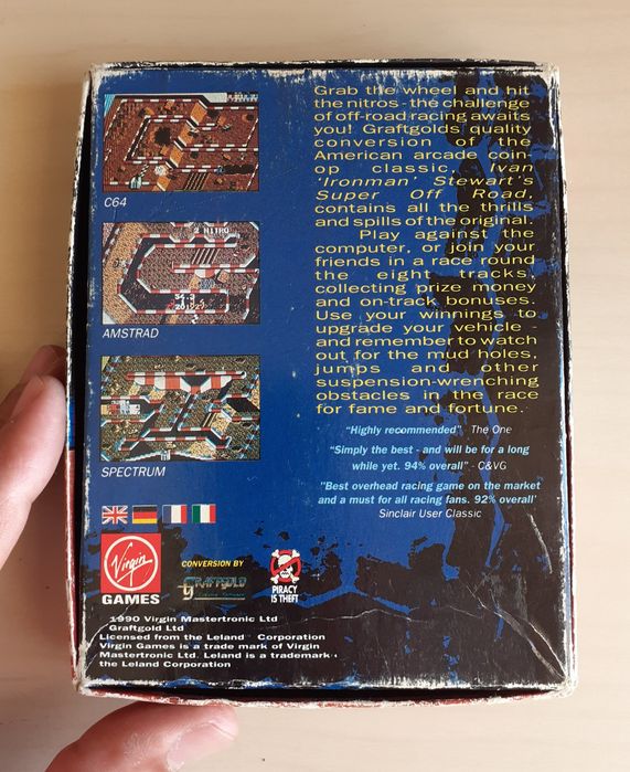 Super Off Road | Completo Commodore 64 c64 | Caixa + Cassete + Manual de Instruções