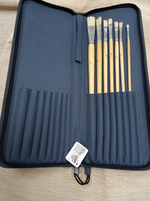 Bolsa nova com etiqueta e alguns pincéis  novos