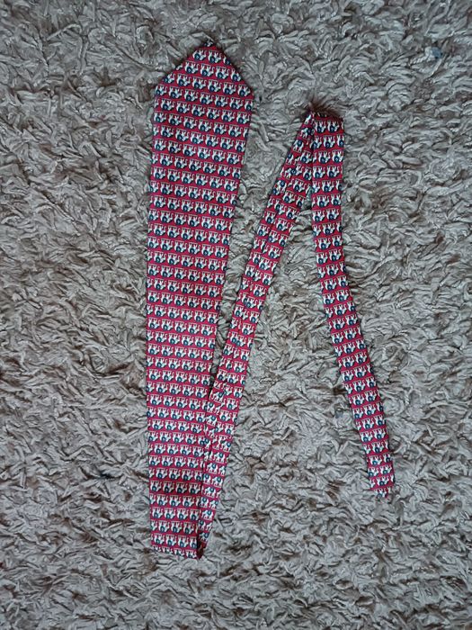 Krawat Rene Chagal wzór SŁONIE