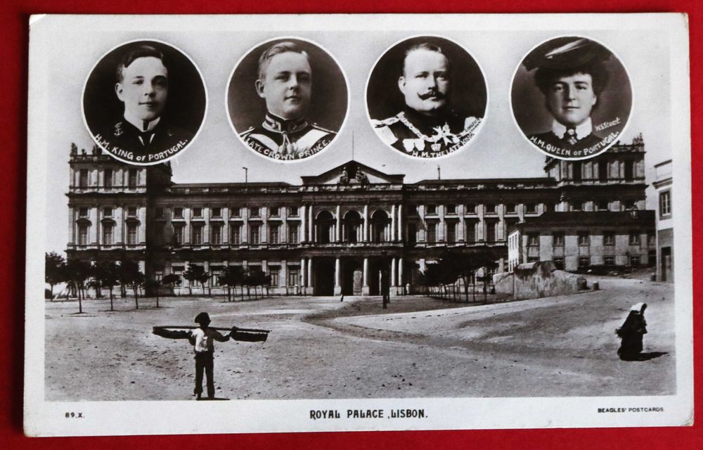 Palácio da Ajuda e Família Real fotográfico após 1908 (Reserva TC)