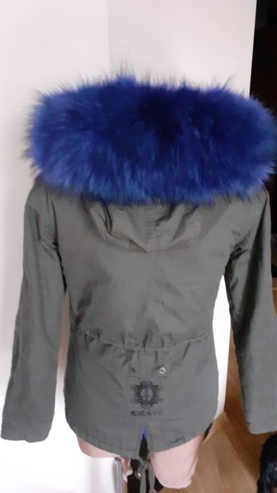 Kurtka parka na futrze