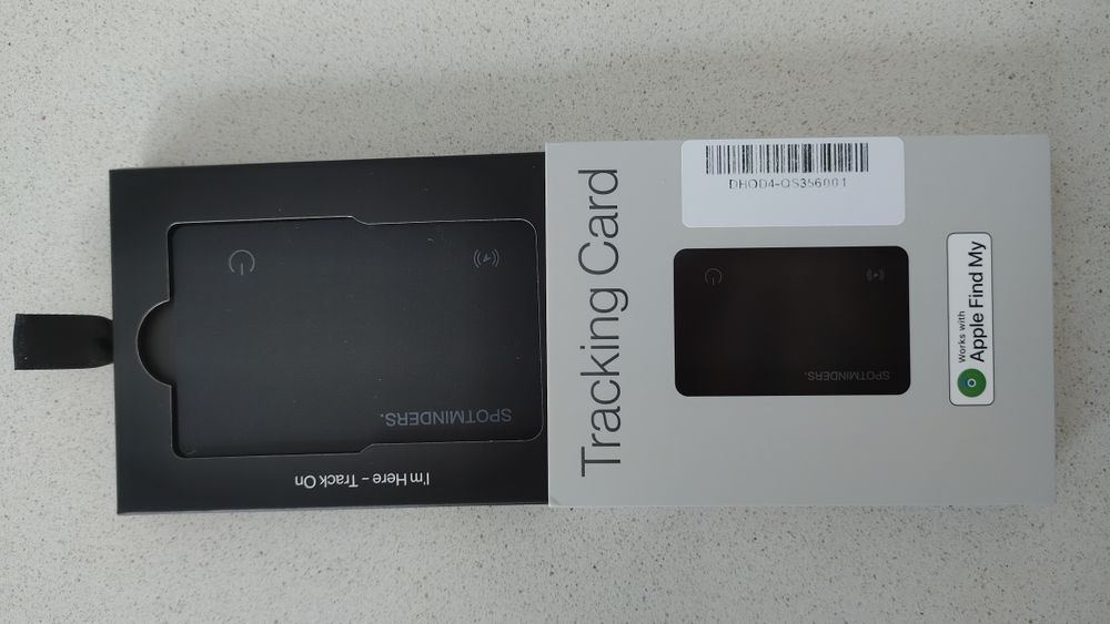 Tracking card Spotminders
