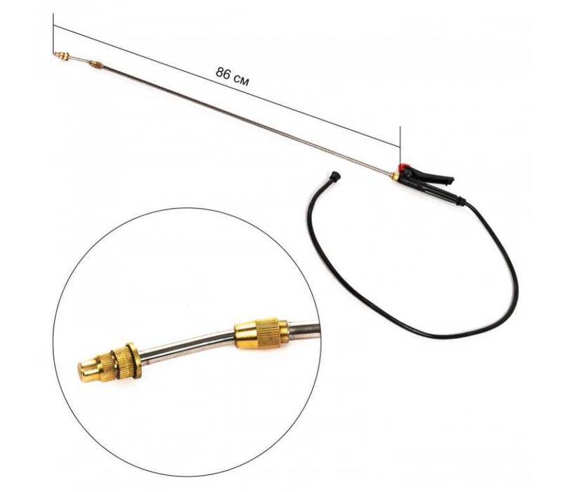 Телескопическая штанга 1,5 метра для опрыскивателя усиленная Опт , Роз