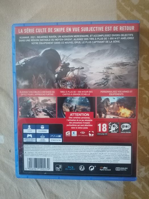 Sniper contrats 2 - ps4