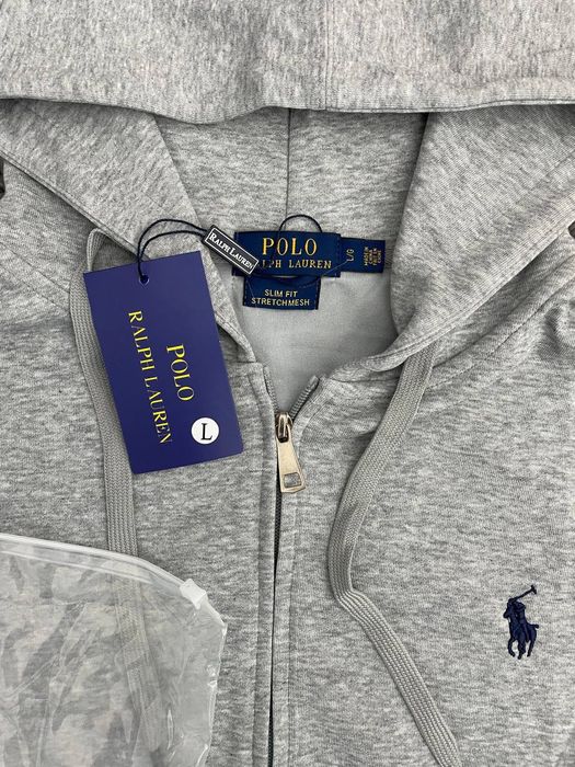 Зіп-худі Polo Ralph Lauren сіре | S–XXL | Нове