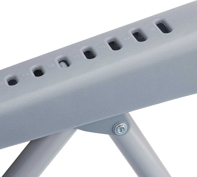 Relaxdays Leżak składany, poduszka pod kark