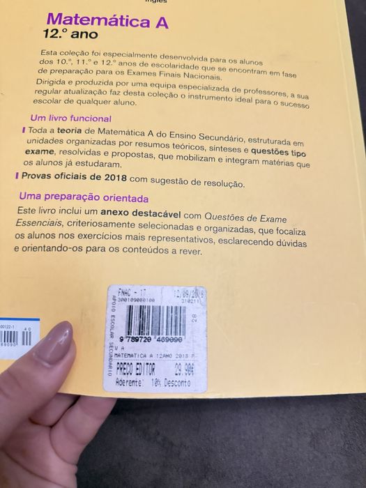 Livro exame final matematica A