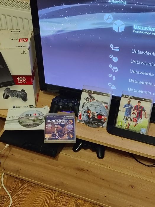 Konsola PS3/pad/gry/PKGi