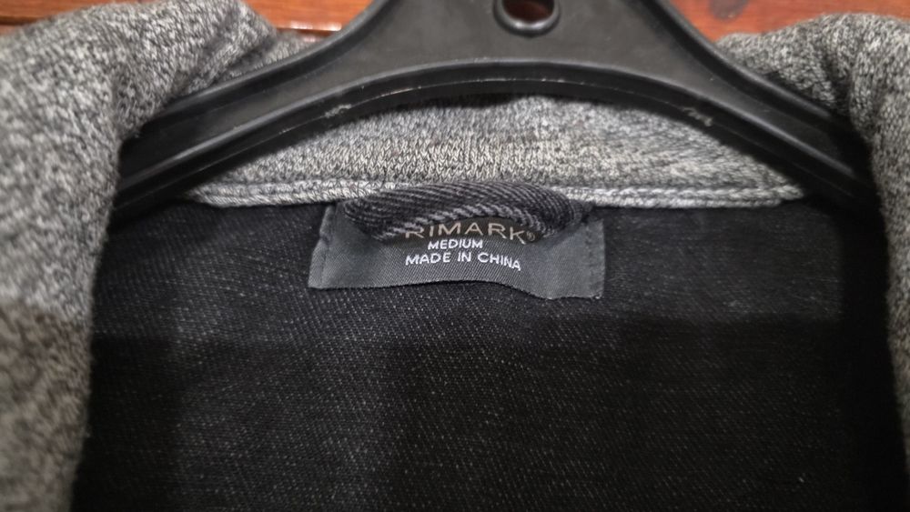 Primark śliczna kurtka jeansowa katana czarna M