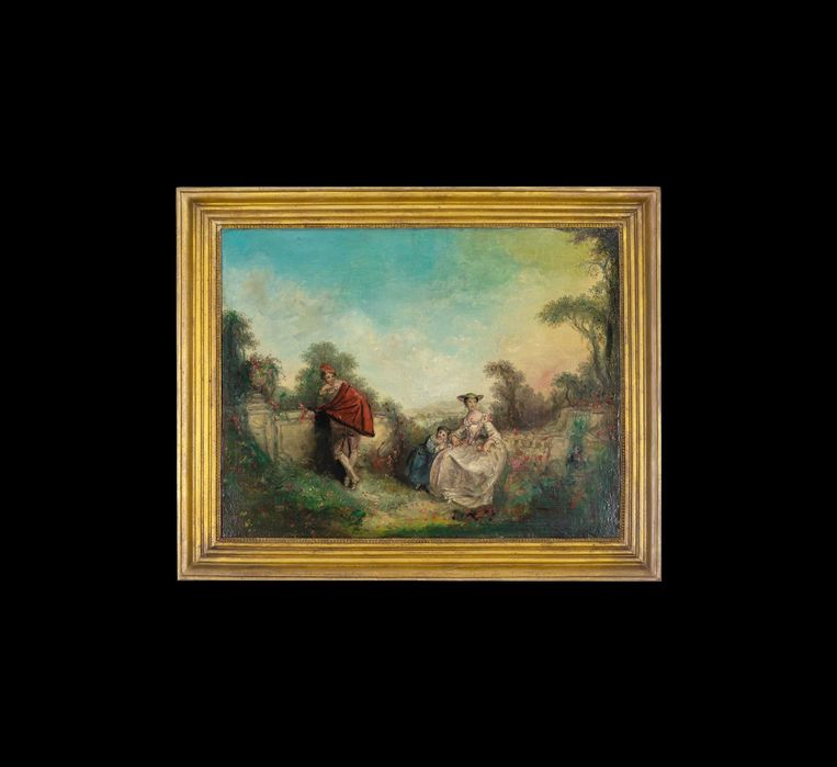 Pintura família jardim Romantismo | século XIX