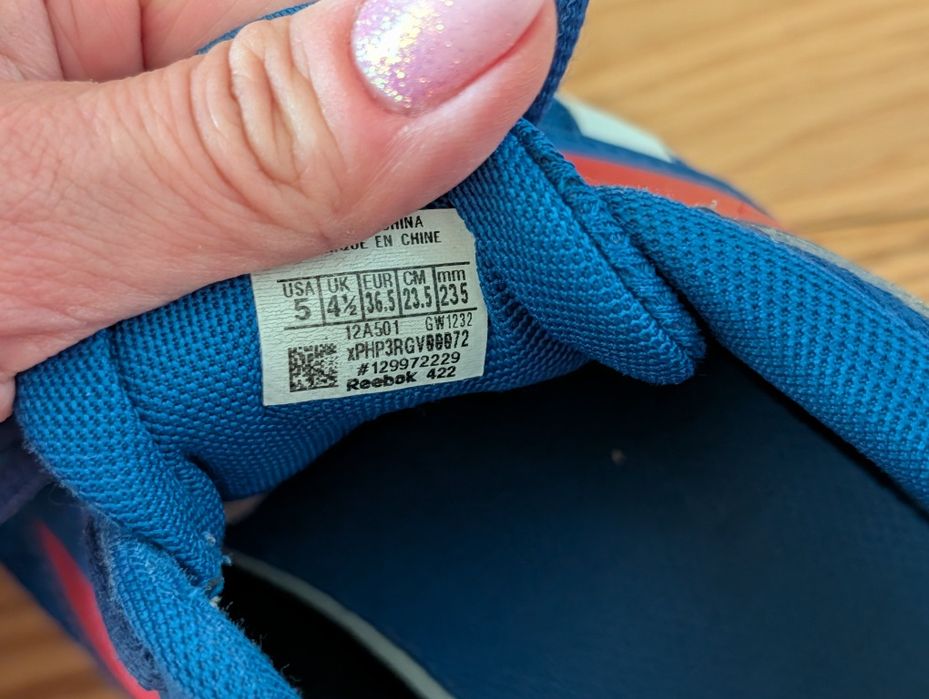 Siatkówka Reebok sprinter 36.5 buty sneakersy . Wkladka 23,5cm buty na wf, siatk