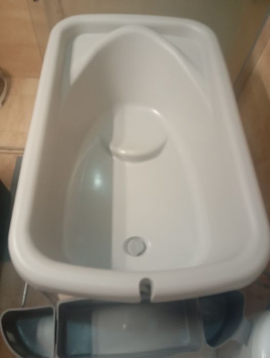 Banheira Chicco com suporte dobrável