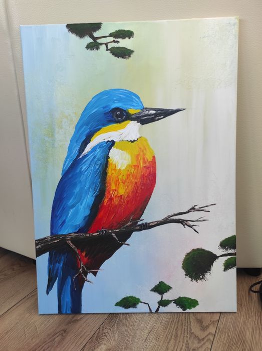 Obraz akrylowy 50x70 ptak ptaki