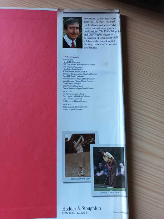 The daily telegraph GOLF Chronicle - Ted Barrett