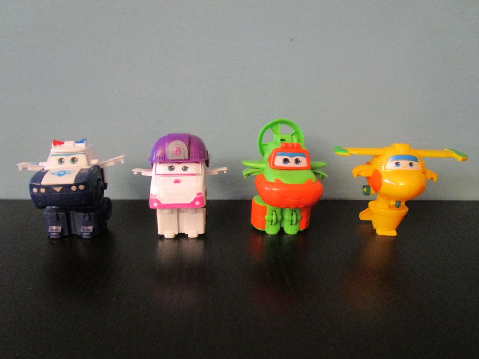 Super Wings Grandes (10cm) da 1ª, 2ª, 3ª e 4ª Temporadas