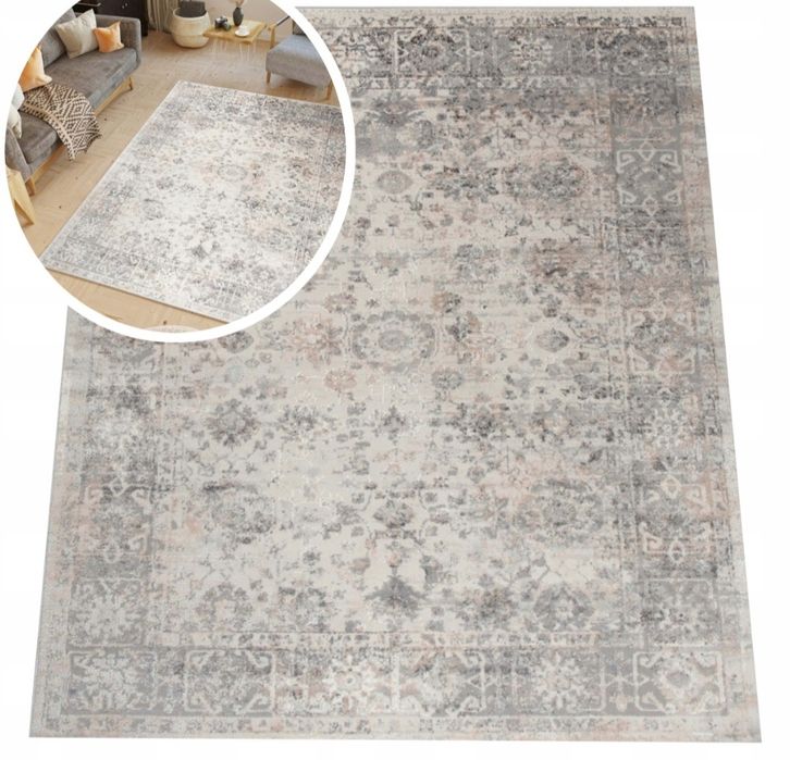 Dywan w stylu retro do salonu/ sypialni 120x170 cm
