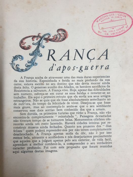 Livro antigo em português