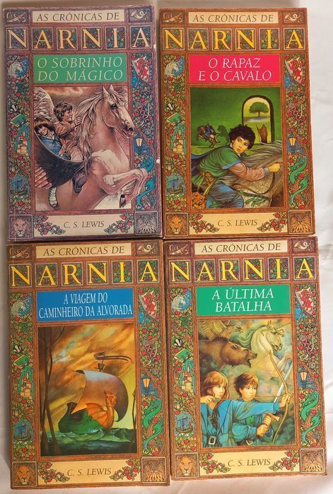 Livros Crónicas de Narnia 1as Ed. Gradiva C.S. Lewis - Colecionadores