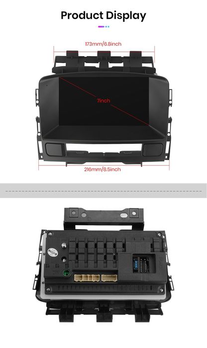 Rádio Android 6/128GB 8Core Opel Astra J 2010-15 CarPlay GPS 4G NOVO