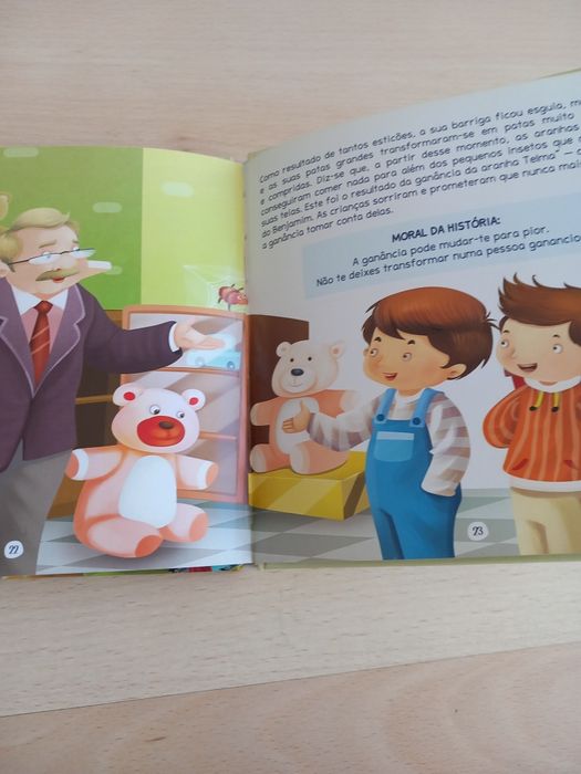Livro "O Leo e a ganância"