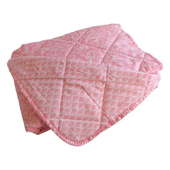 Narzuta na Łóżko 130x180 z Mikrofibry Różowa