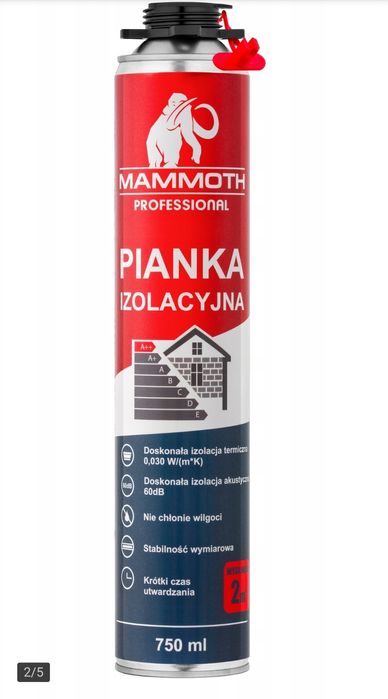 Izolacje natryskowe piana pur Mammoth