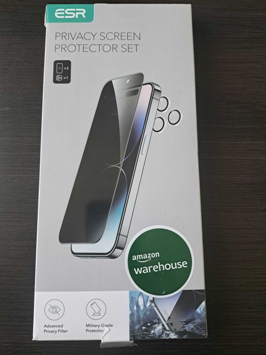 Folia ochronna ze szkła hartowanego ESR iPhone 15 Pro