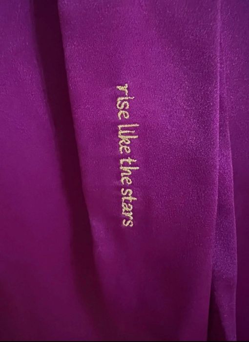 Vestido violeta cerimónia