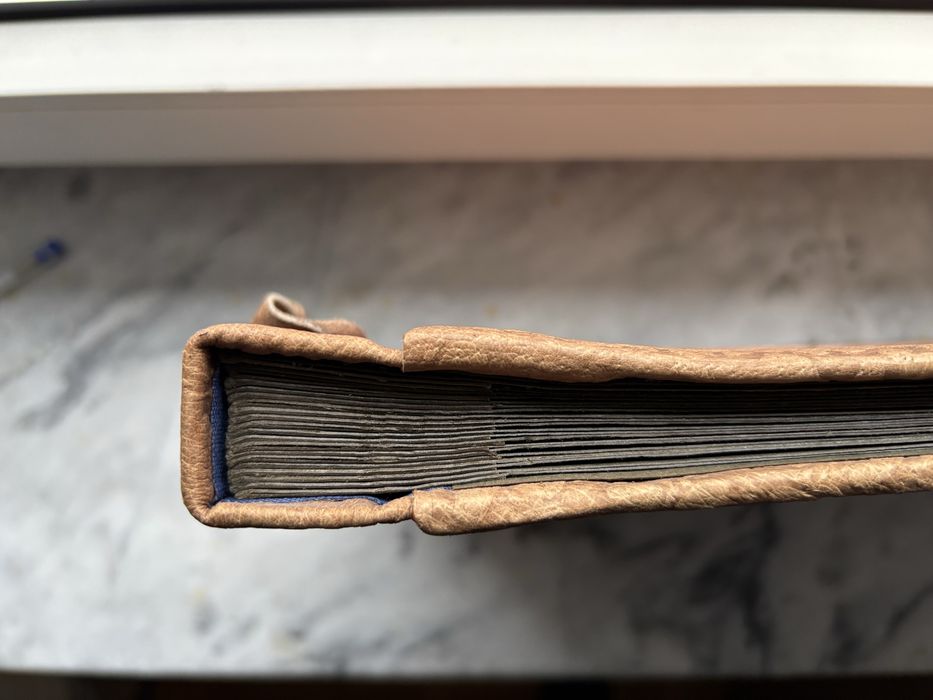 Skórzany album na zdjęcia z czasów PRL - nieużywany