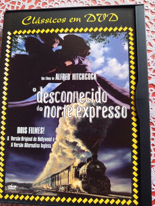 DVD  Alfred. Hithcock. O Desconhecido do Norte Expresso