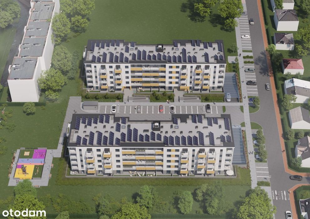 Budynek A     3-pokojowe mieszkanie 57,6m2 + ogród BEZPOŚREDNIO
