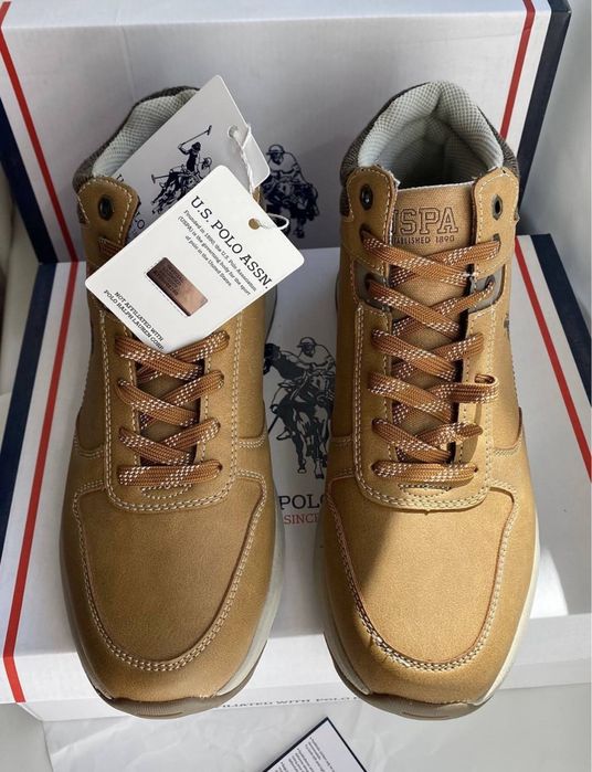Ботинки U.S. POLO ASSN. Хайтопы. Размер 41 (26,5 см). Новые!