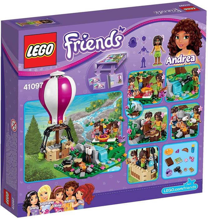 LEGO Friends 41097 Balon w Heartlake Andrea Noah Lublin NOWE