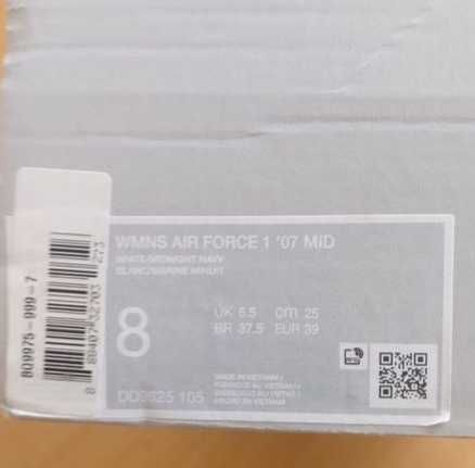 Nike Air Force 1 ‘07 Mid - Tamanho 39 - Novos na caixa