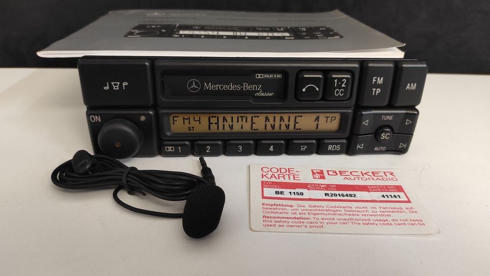 Radio Becker Classic MERCEDES R107 W126 W201 R129 W140 w123 w202 w210 ...
