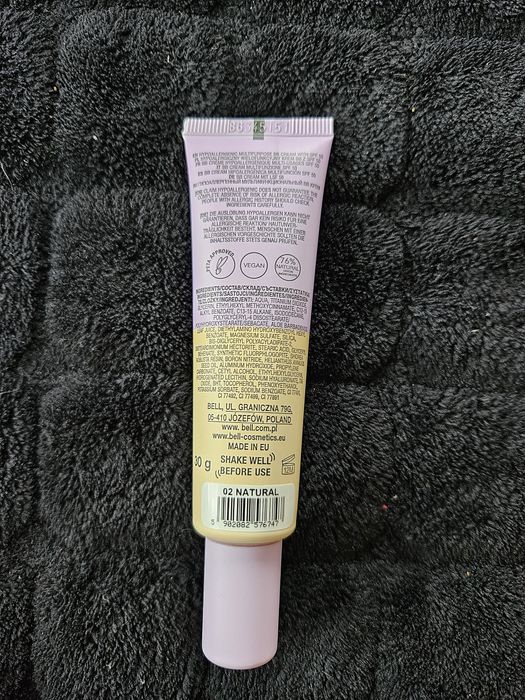 Krem BB SPF50 Bell Hypoallegenic 02 Natural podkład NOWY