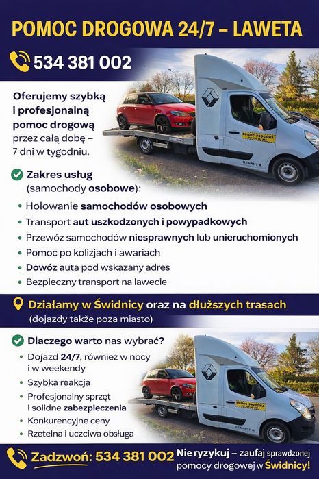 Pomoc drogowa / holowanie