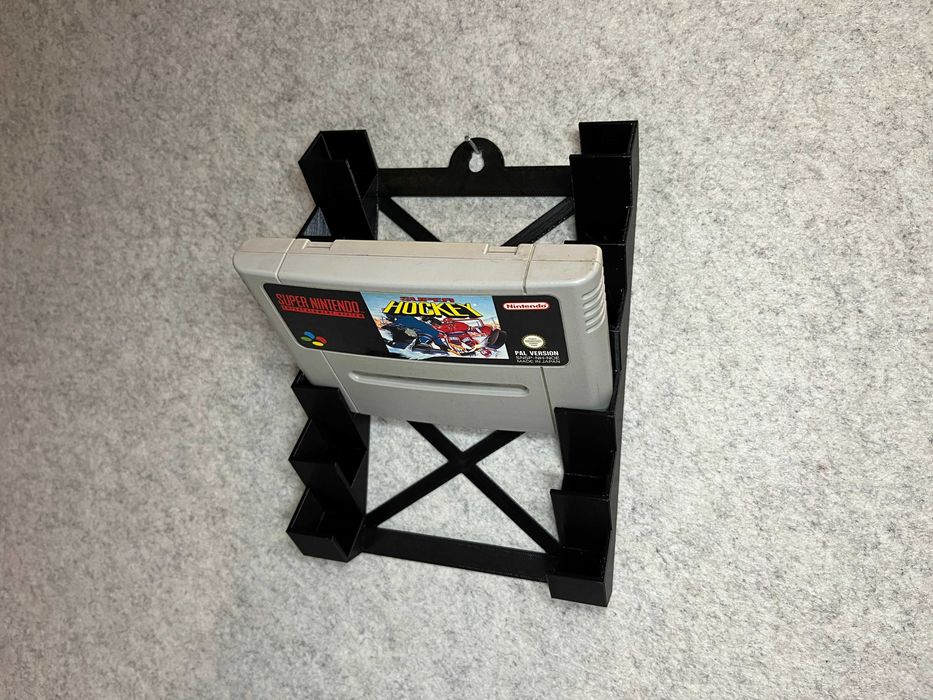 Stojak ścienny na 6 gier Super Nintendo SNES