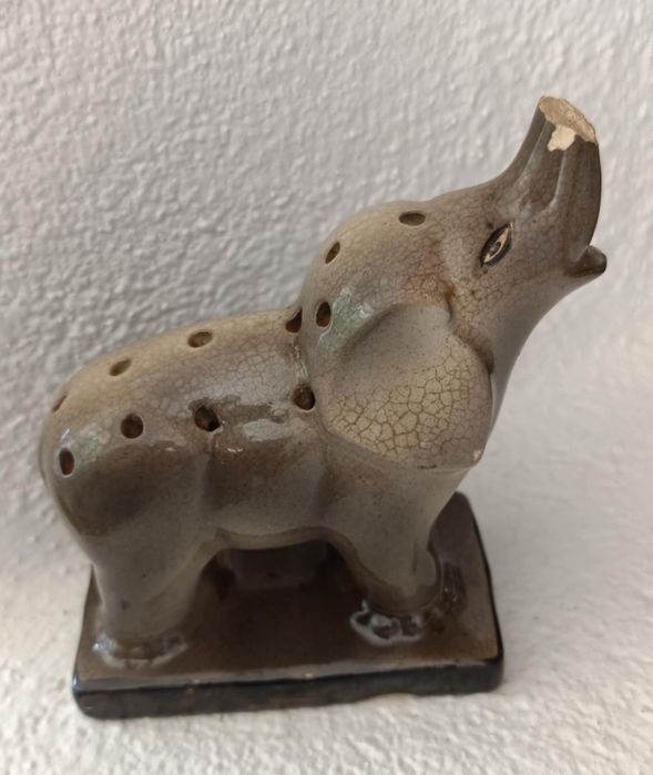 Raro paliteiros Massarelos elefante para restaurar