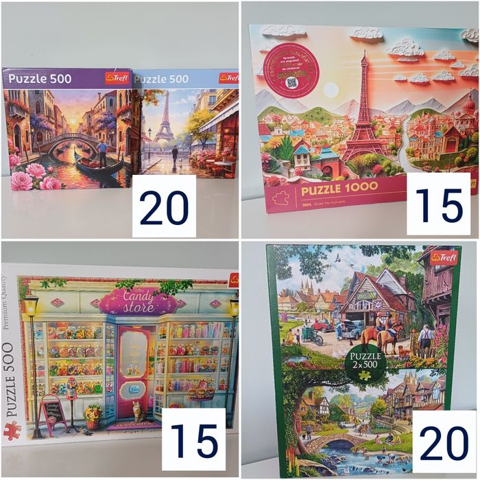 Puzzle Trefl 500 i 1000