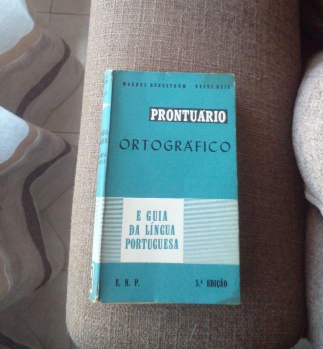 Prontuário Ortográfico antigo (ano de 1962) 5°Edição