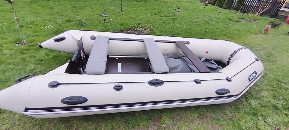 Ponton bark 420s z nowym silnikiem 6hp