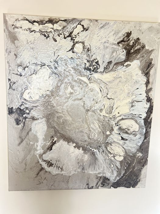 Tela acrilica abstrata 60*70cm