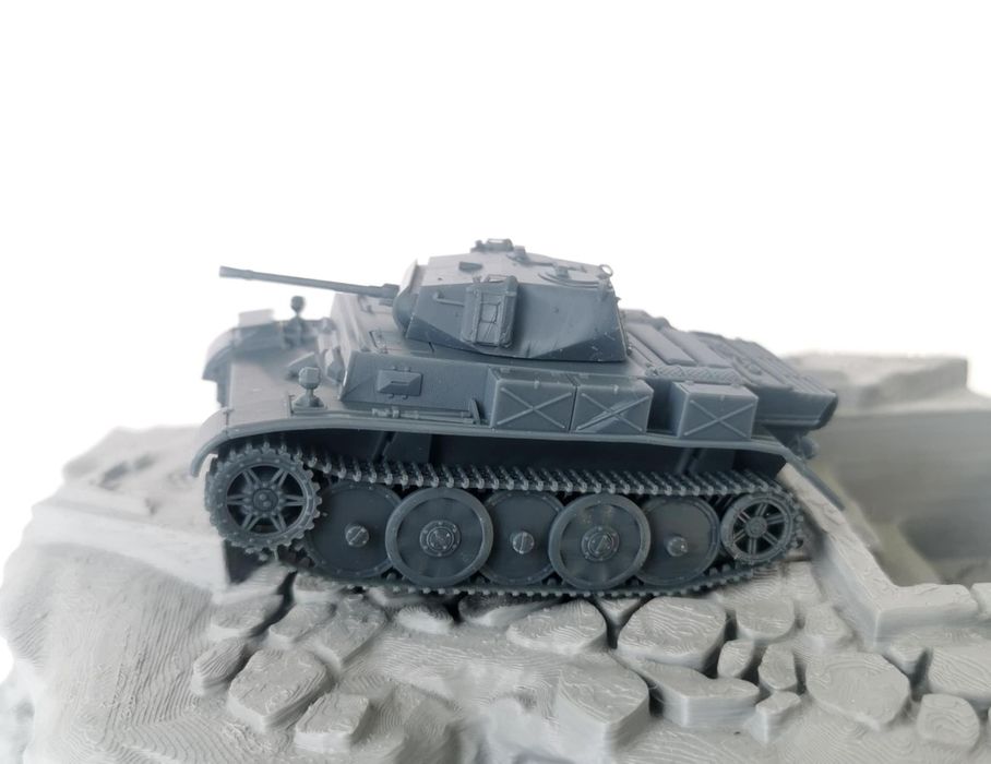 Czołg Panzer II 2 ausf. L druk 3D skala 1:56 jak do bolt action