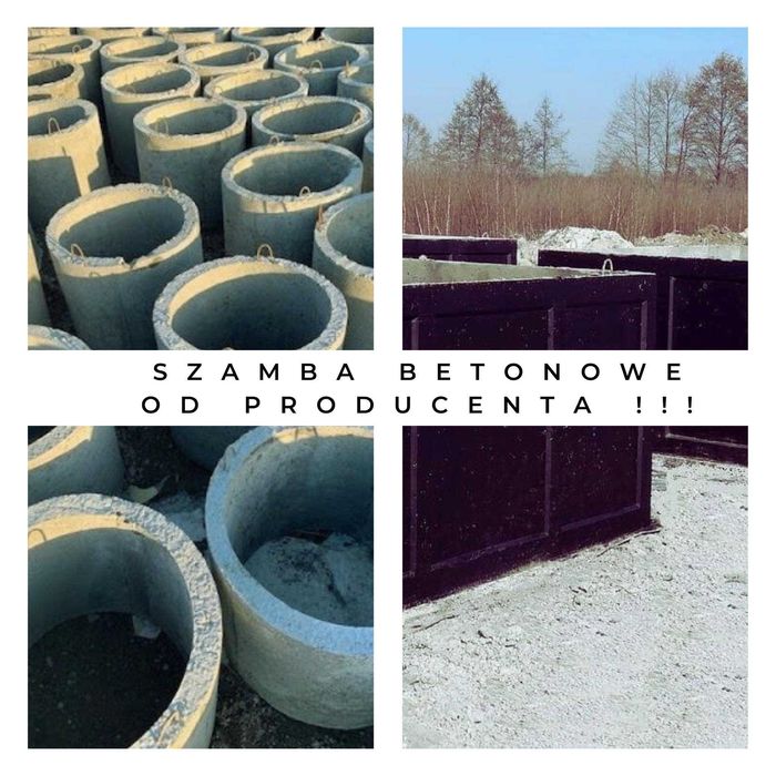 Zbiornik 6m3 na wodę deszczówkę szambo szamba betonowe 100% Szczelne