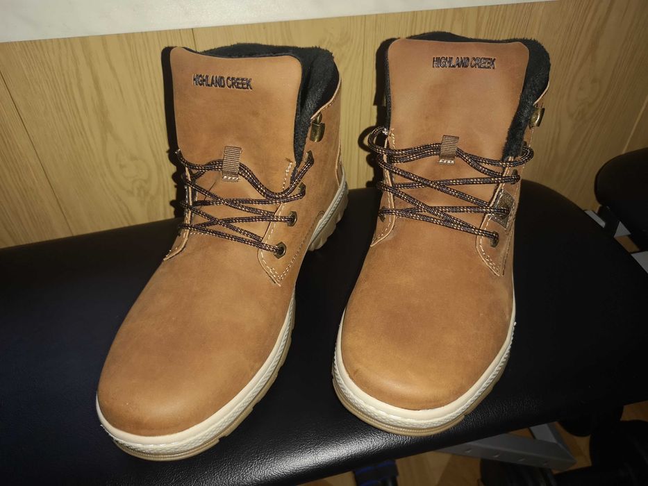 Buty skórzane zimowe 46 Highland Creek Deichmann