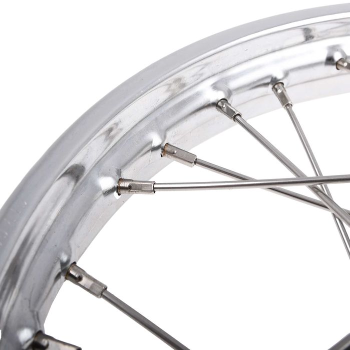 Nowe koło jezdne 1,5x16" Simson S50 S51 kpl z łożyskami CHROM wysyłka