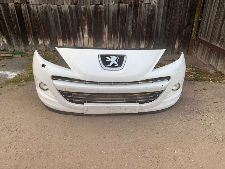 Бампер передній Peugeot 207,Передній бампер Пежо 207