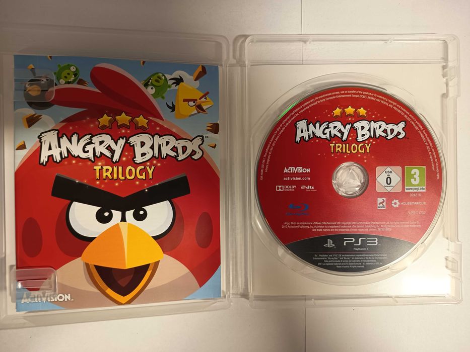ANgry Birds Trilogy PS3 PlayStation 3 angielska komplet